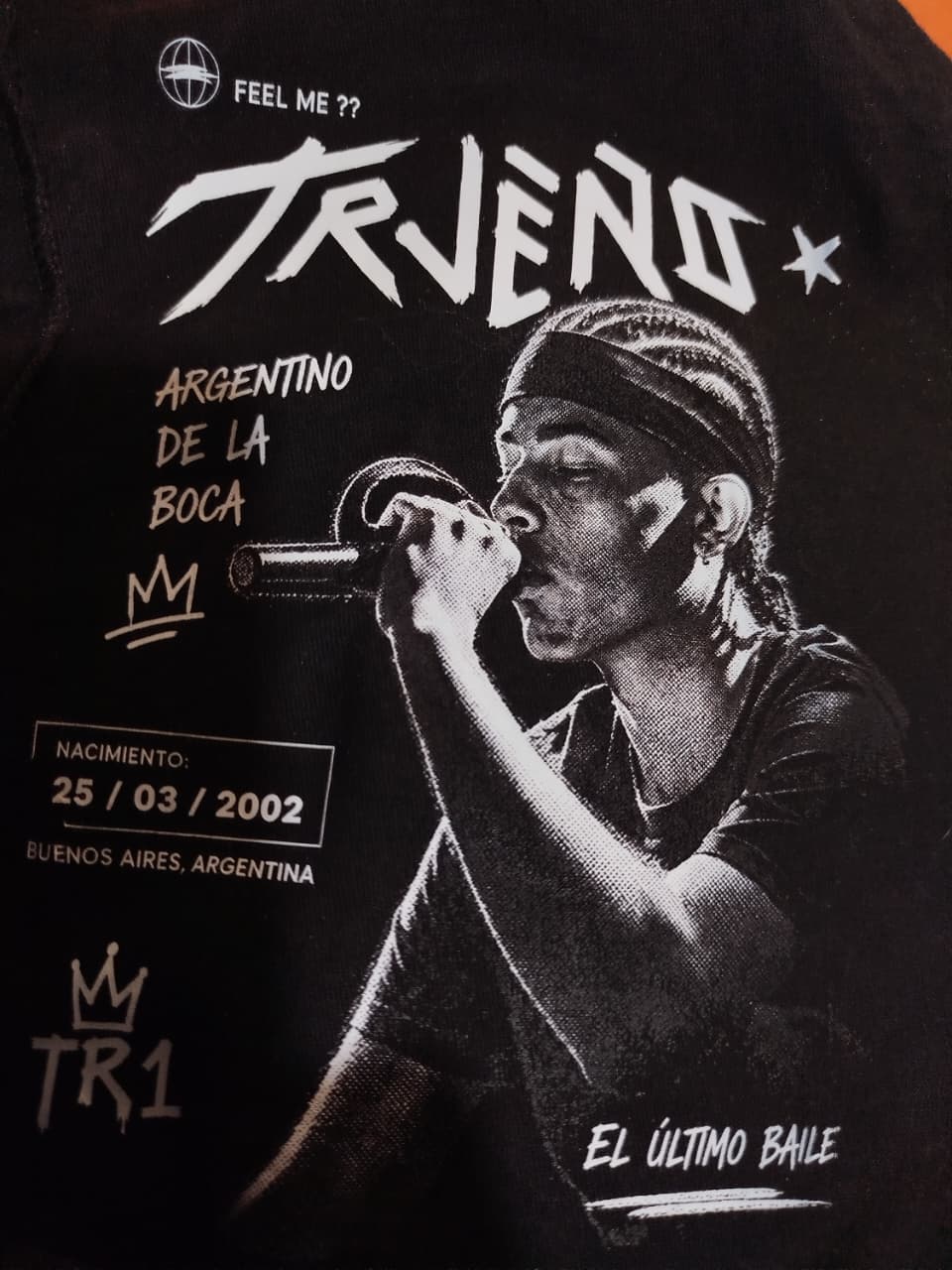 remera personalizada con estampado DTF