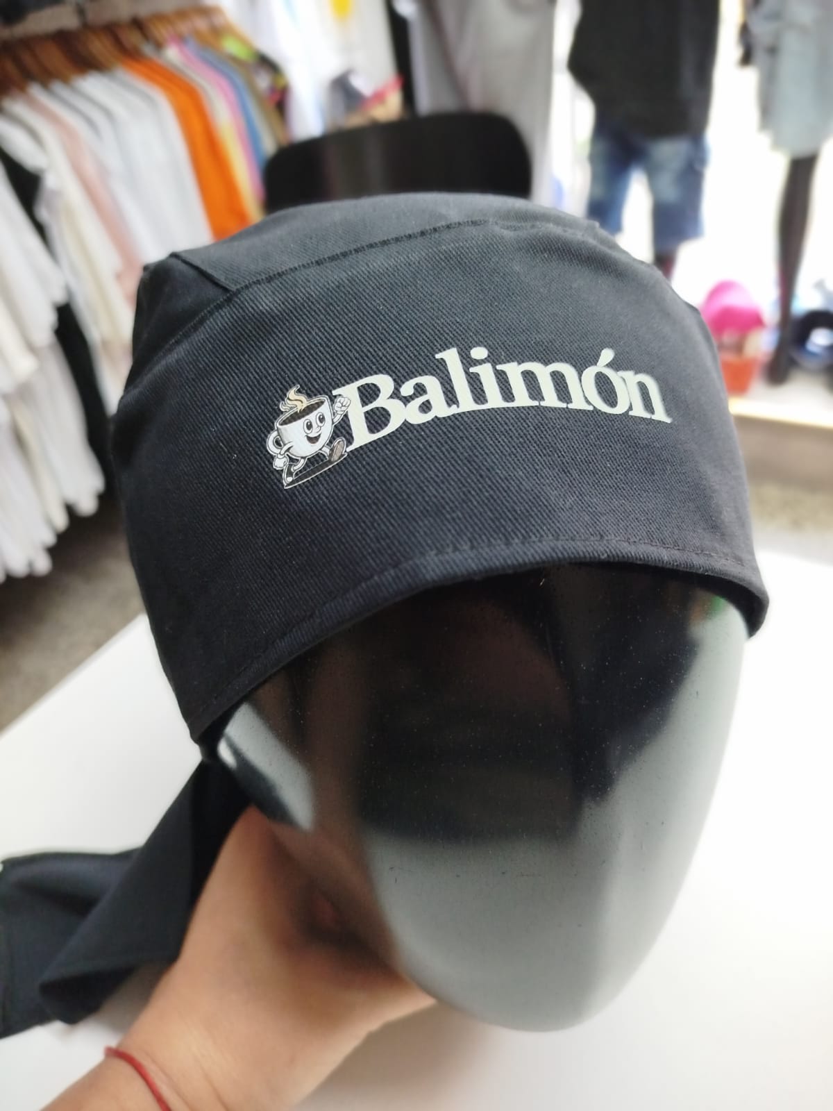 gorro estampado con DTF